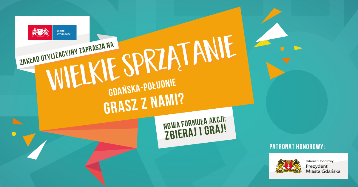 Wielkie Sprzątanie Gdańska-Południe: IV edycja akcji w nowej formule już 27 kwietnia!